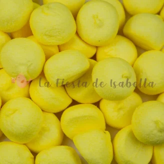 Bolas de espuma dulce amarillas