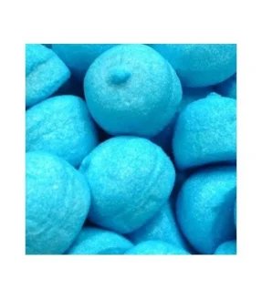 Bolas de espuma dulce azules