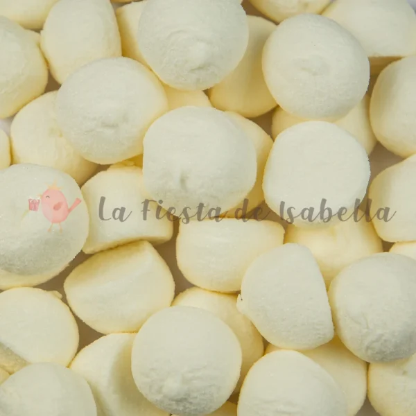 bolas de espuma dulce blancas