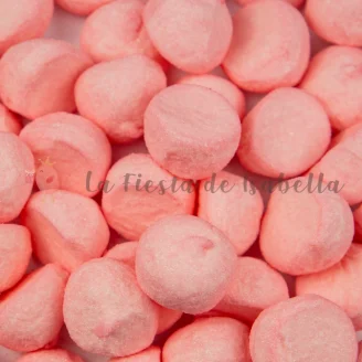 Bolas de espuma dulce rosas
