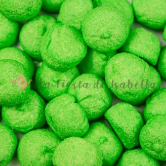 Bolas de espuma dulce verdes