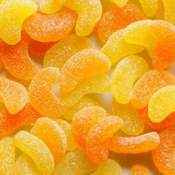 gajos naranja y limón