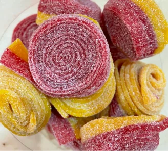 Rolls pica fresa-limón
